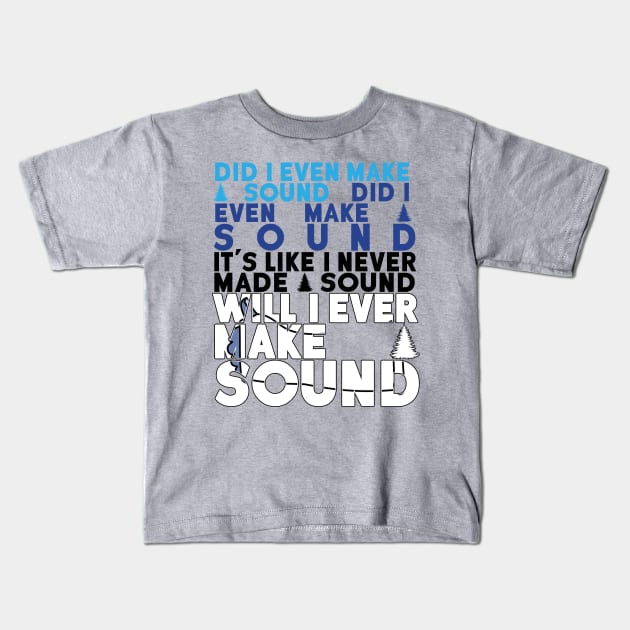 Dear Evan Hansen Kids T-Shirt by RawChromeDesign